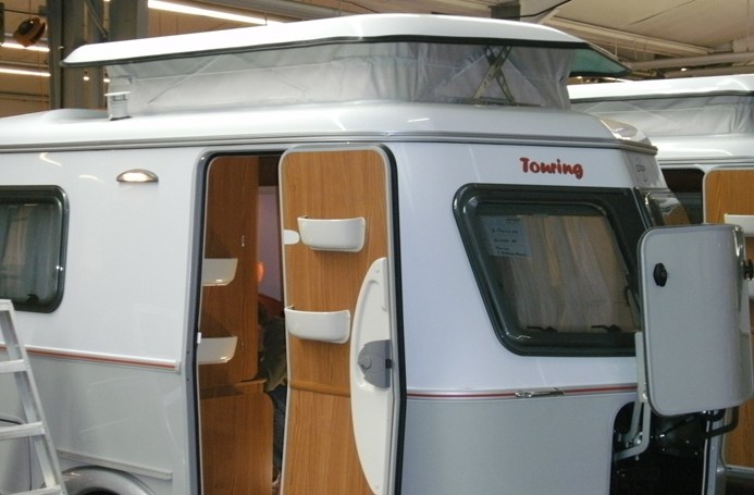 Hymer motorhome produced with a vacuum press from Columbus