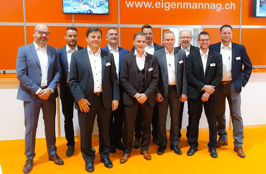 Columbus at the Holz trade fair in Switzerland at the Eigenmann company