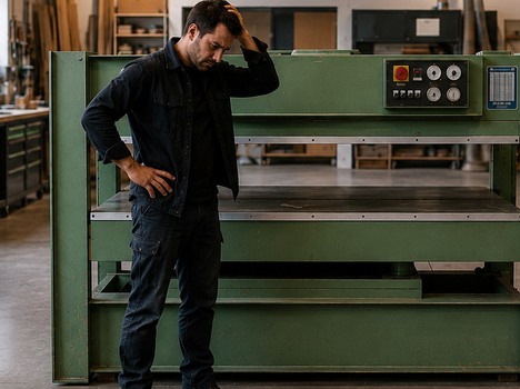 Looking to buy a second-hand veneer press?